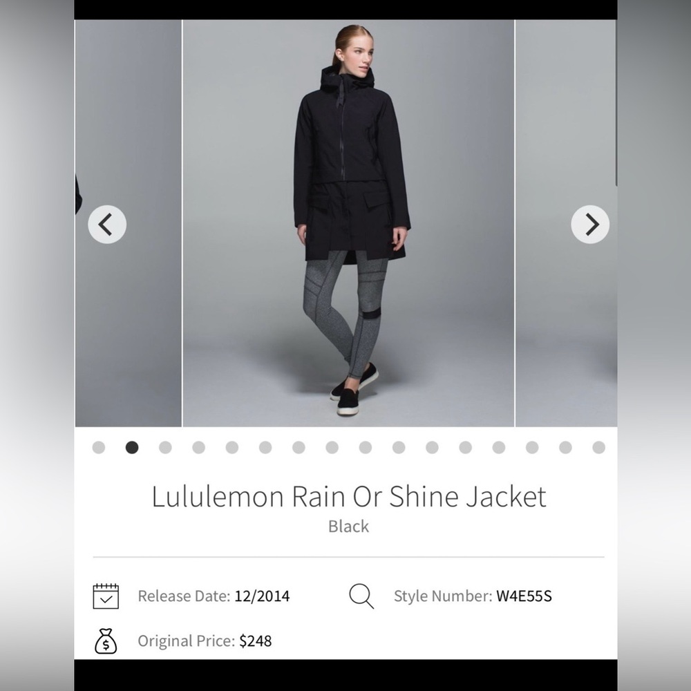 lululemon athletica Black Utility Jacket